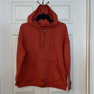 Time and Tru 1/4 Zip Hooded Pullover